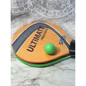 Brand New~ Paddle Set Sola Ultimate Paddleball Orange Yellow (3070)